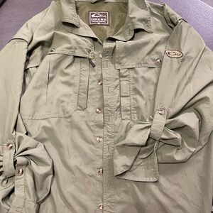 Drake Men's Sage Green Shirt Jacket